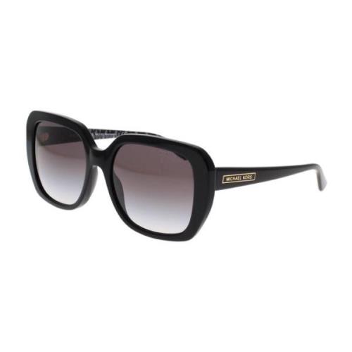 Michael Kors Fyrkantiga Oversized Solglasögon Black, Unisex