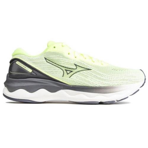 Mizuno Wave Skyrise 3 Trainers - Gul Green, Herr