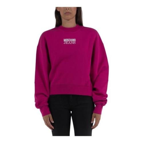 Moschino Stilren Sweatshirt för Kvinnor Pink, Dam