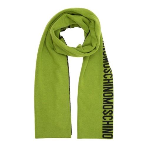 Moschino Vinter Ullhalsduk Green, Dam