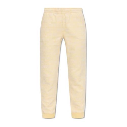 Moschino Sweatpants med logotyp Yellow, Dam