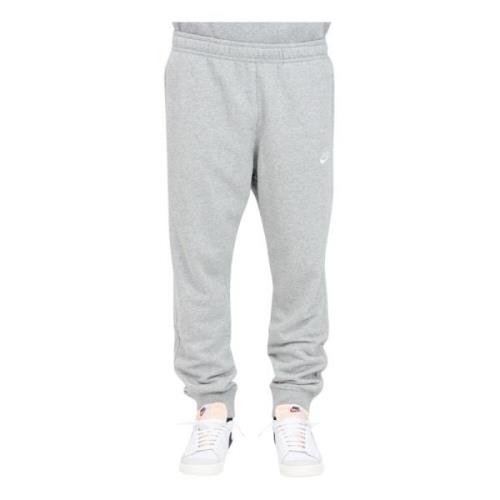 Nike Logo Sweatpants i Grå Gray, Herr