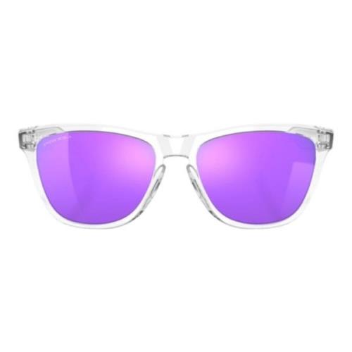 Oakley Frogskin Solglasögon - Violet Prizm Gray, Unisex
