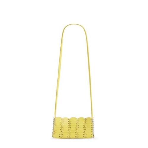 Paco Rabanne Pacoio Mini #P727 Axelväska Yellow, Dam