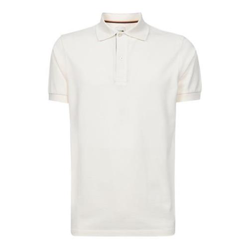 Paul Smith Lätt och Naturlig Vit Polo Tröja White, Herr