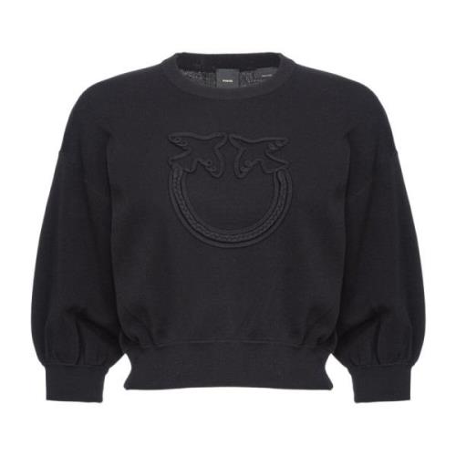 Pinko Sweatshirts Black, Dam