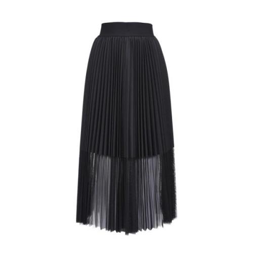 Pinko Alisha CDC+Tulle Klänning Black, Dam