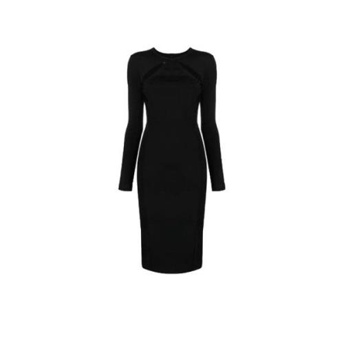 Pinko Elegant Midi Dresses Collection Black, Dam