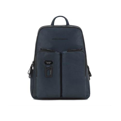 Piquadro Backpacks Blue, Herr