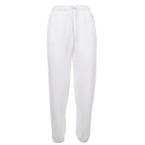 Polo Ralph Lauren Dam Jogging Sweatpants med Blå Pony Logo White, Dam