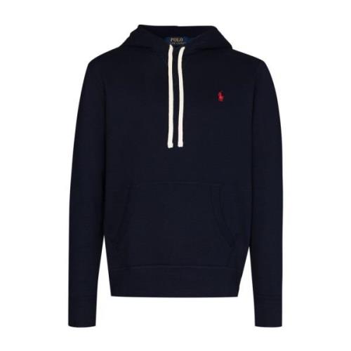 Polo Ralph Lauren Marinblå Broderad Logotyp Hoodie Blue, Herr