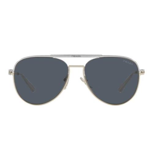 Prada Klassiska Pilotstil Solglasögon Gray, Unisex