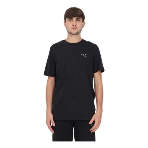 Puma Svarta T-shirts och Polos för Män Black, Herr