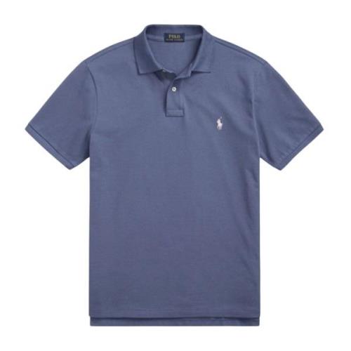 Ralph Lauren Klassisk Bomullspolo Blue, Herr