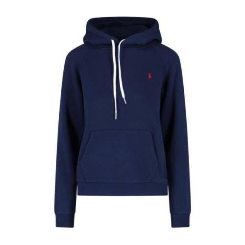 Ralph Lauren Stilfull Hoodie för Kvinnor Blue, Dam