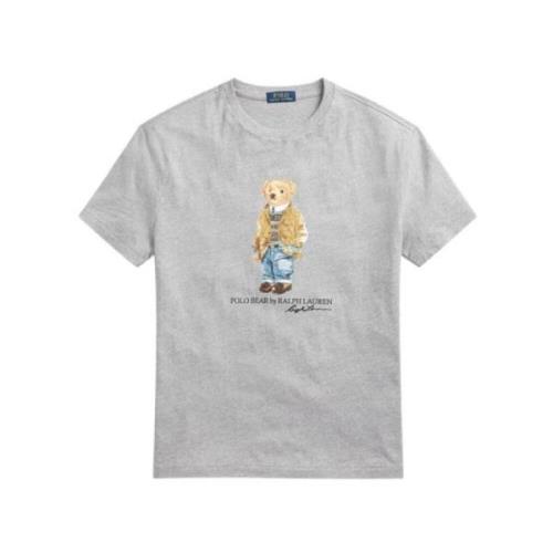 Ralph Lauren Polo Bear Custom T-shirt Gray, Herr