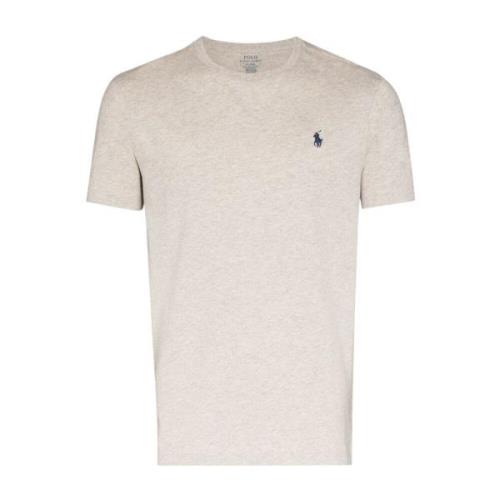 Ralph Lauren Grå Polo Pony Broderad T-shirt Gray, Herr