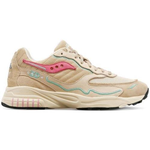 Saucony Eleganta Bekväma Dam Sneakers Pink, Dam