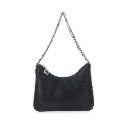 Stella McCartney Shaggy D Mini Dragkedja Axelväska Black, Dam