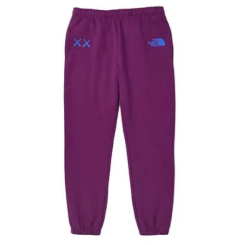 The North Face Kaws X Sweatpants Lila Purple, Herr