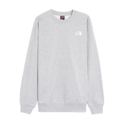 The North Face Grå Crew Sweatshirt Essential Stil Gray, Herr