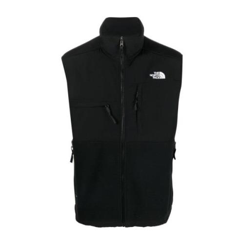 The North Face Svart Tröja med Broderad Logotyp Black, Herr