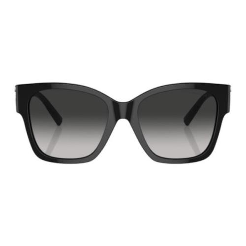 Tiffany Rektangulära solglasögon Black, Dam
