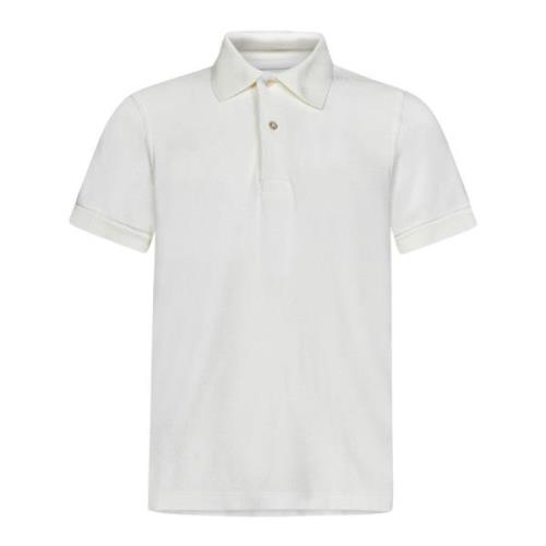 Tom Ford Herrkläder T-shirts; Vita Polos ss23 White, Herr