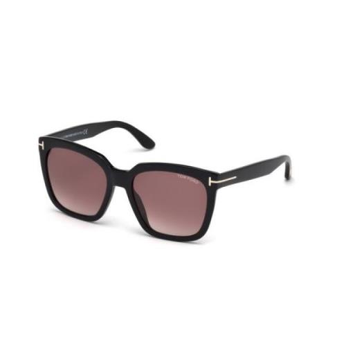 Tom Ford Amarra Ft0502 01T Solglasögon - Svart Ram Black, Dam