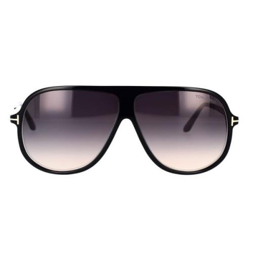 Tom Ford Klassiska Pilot Solglasögon Ft0998/S 01B Black, Herr