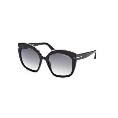 Tom Ford Svarta Ss23 Dam Solglasögon Black, Dam