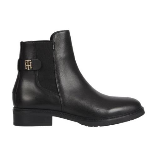 Tommy Hilfiger Ankelboots Black, Dam