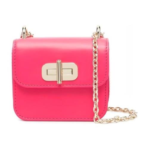 Tommy Hilfiger mikro turnlock cross body väskor Pink, Dam