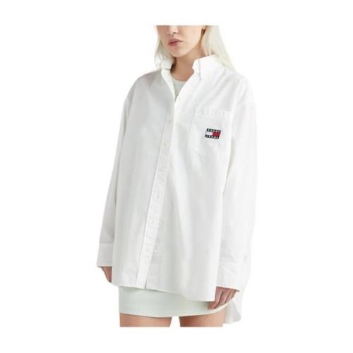 Tommy Hilfiger Super Oversized Tjw Skjorta White, Dam