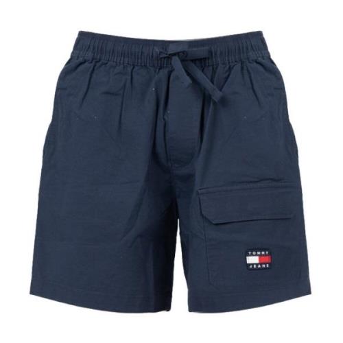 Tommy Hilfiger Enkla stilshorts med justerbar midja Blue, Herr