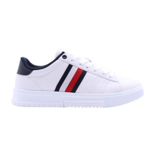 Tommy Hilfiger Stiliga Wasp Sneakers för Män White, Herr