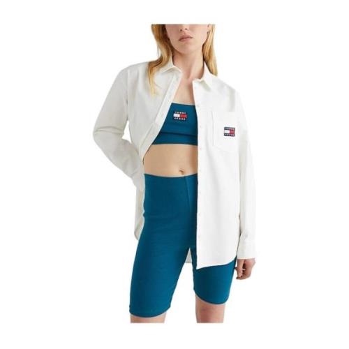 Tommy Hilfiger TJW Insignia Novio Tommy Jeans Skjorta White, Dam