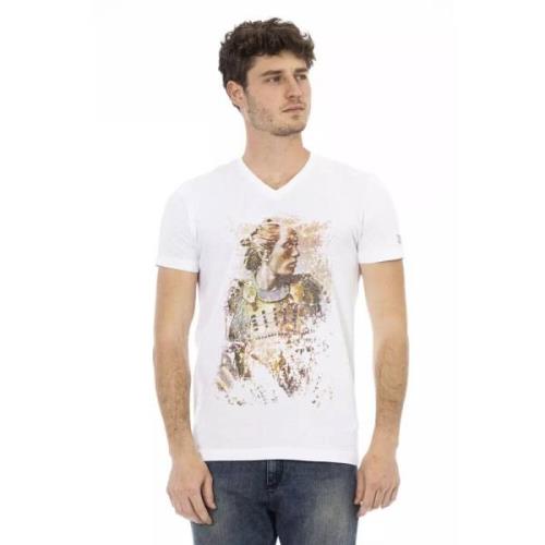 Trussardi Action Vit V-Hals T-Shirt White, Herr