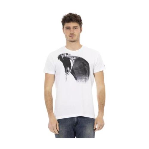 Trussardi Action Vit Bomull T-shirt White, Herr