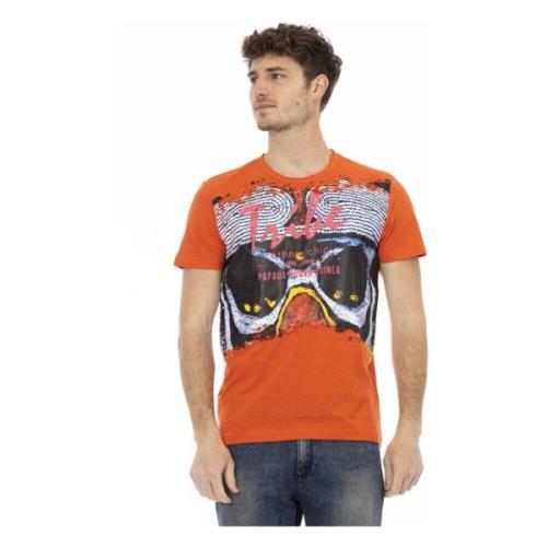 Trussardi T-Shirts Orange, Herr