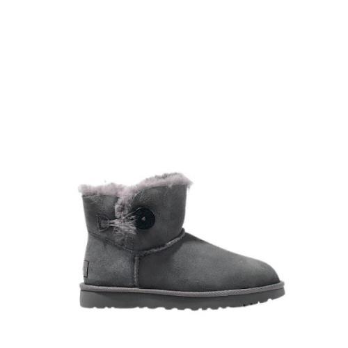 UGG Mini Bailey Button II Stövlar Gray, Dam