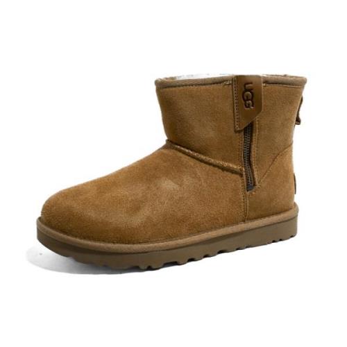 UGG Klassiska Mini Bailey Zip Damskor Brown, Dam