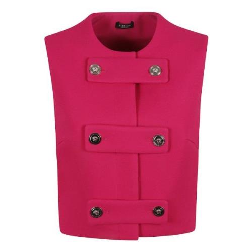 Versace Cavalry Twill Blus Pink, Dam