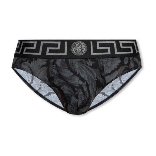 Versace Bomullsbriefs Black, Herr