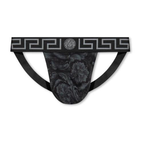 Versace Bomulls jockstrap Black, Herr