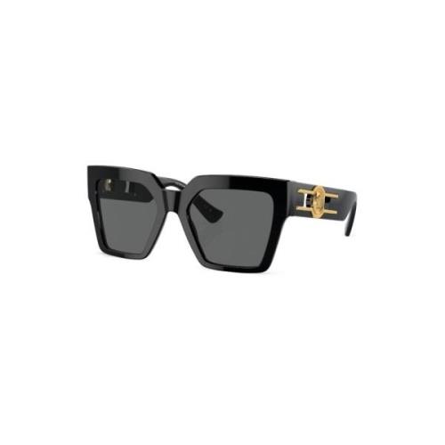 Versace Svarta Solglasögon med Originaltillbehör Black, Dam