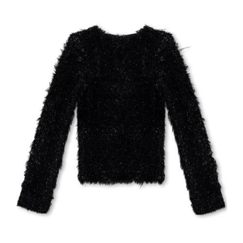 Victoria Beckham Tinsel stickad tröja Black, Dam