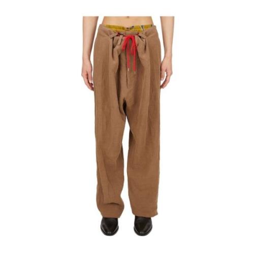 Vivienne Westwood Straight Trousers Brown, Herr