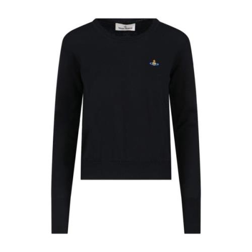 Vivienne Westwood Round-neck Knitwear Black, Dam