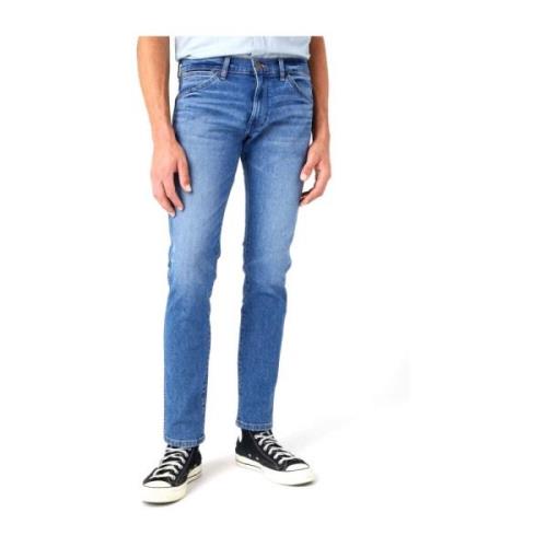 Wrangler Slim-fit Jeans Blue, Herr
